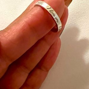 Tiffany & Co I love you ring